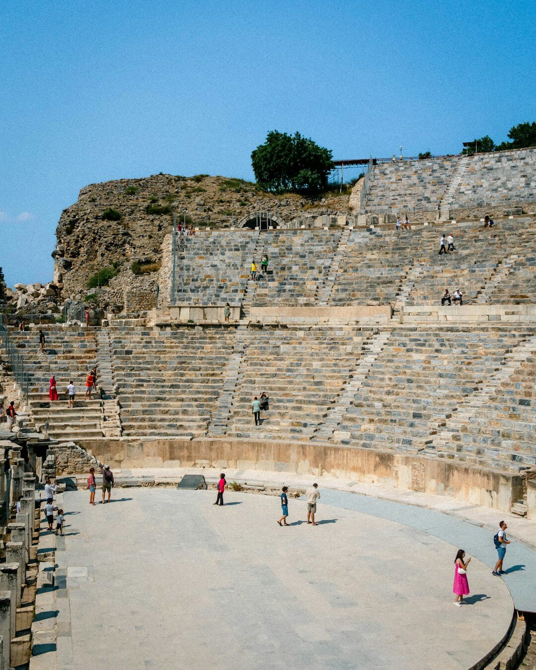 ancient greek theater scene