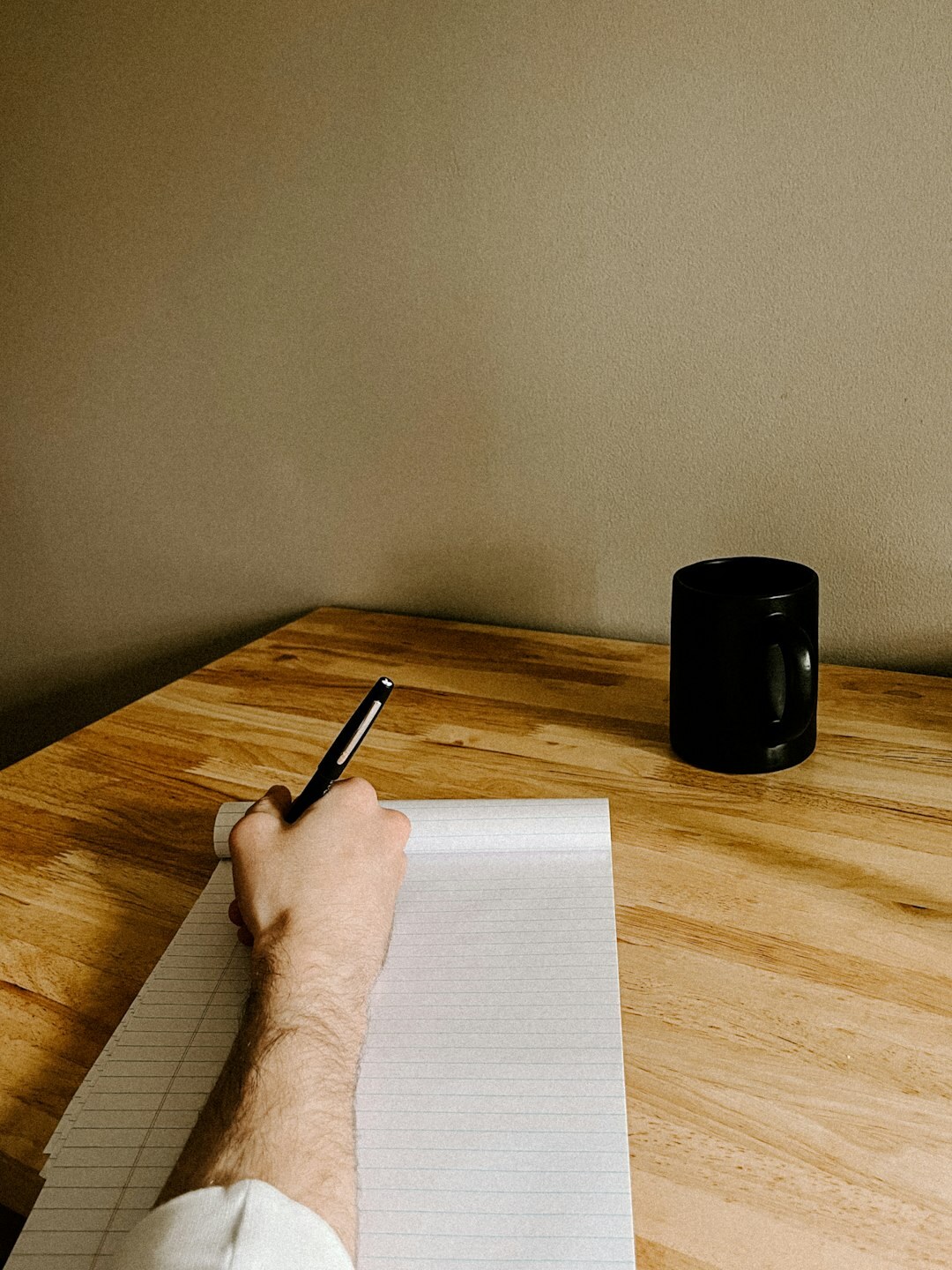 writer at desk